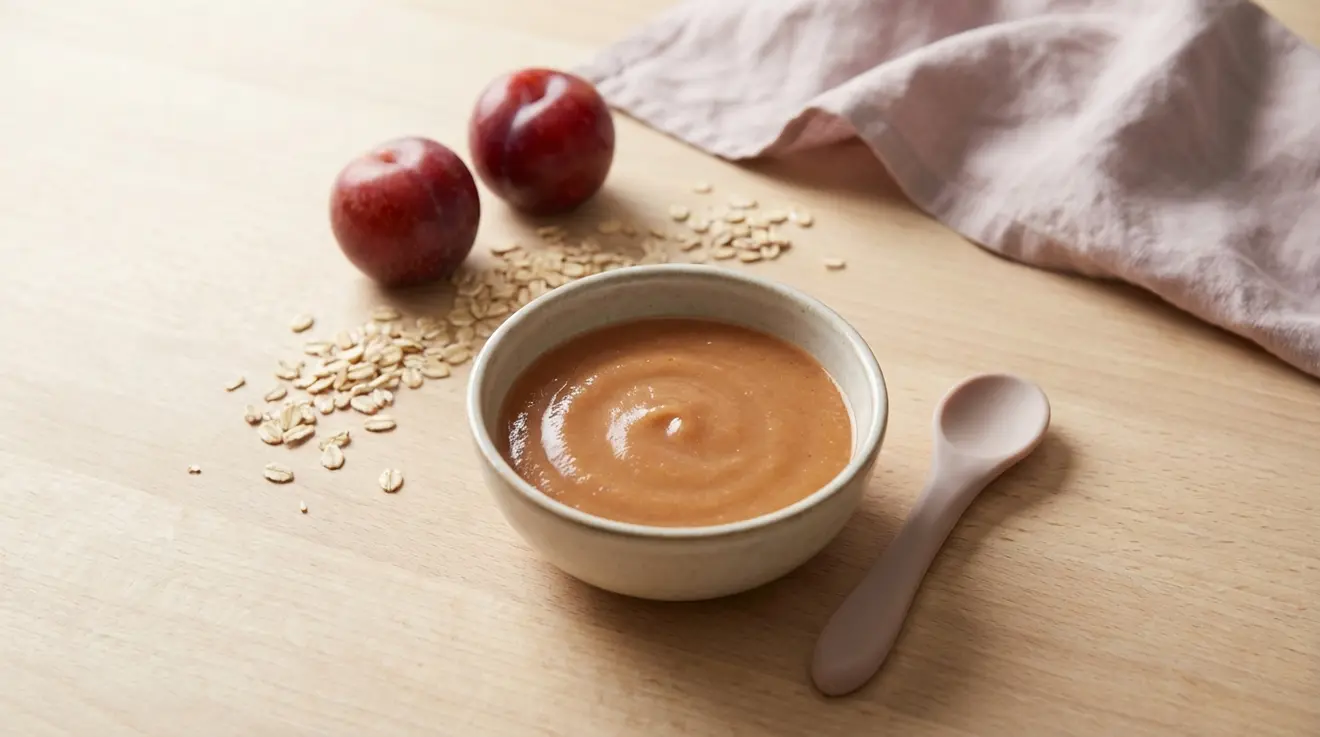 Plum & Oat Puree