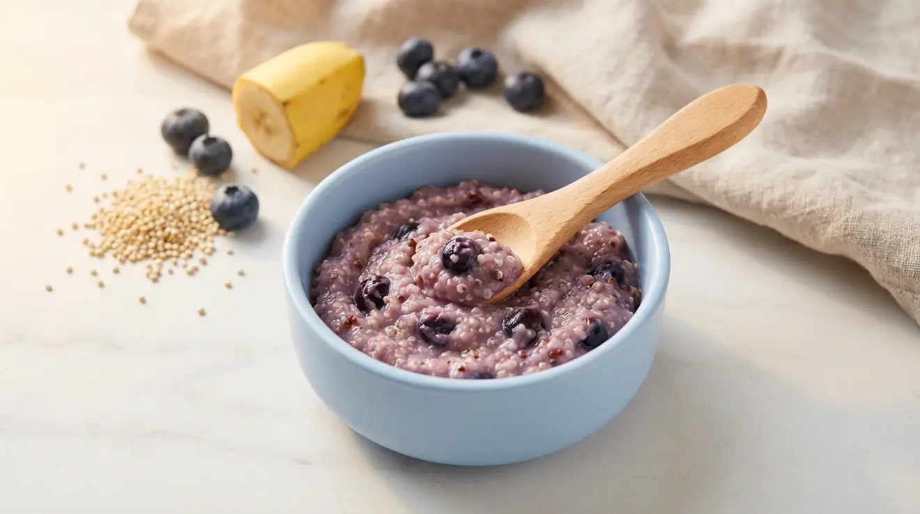 Blueberry Quinoa Porridge