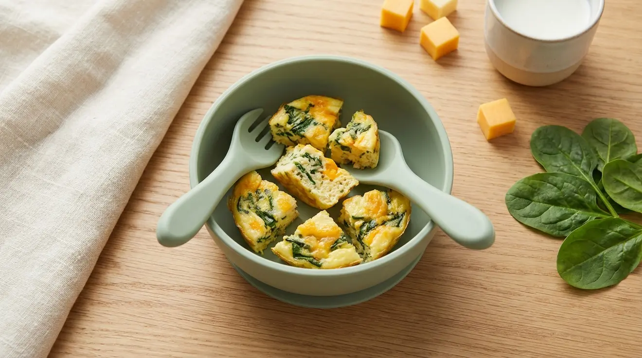 Cheese & Spinach Mini Quiche