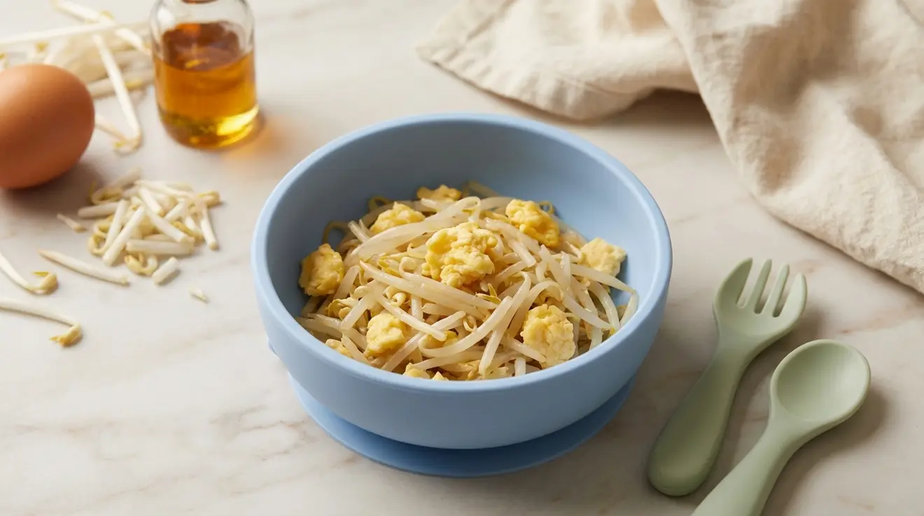 Bean Sprout & Egg Stir-Fry