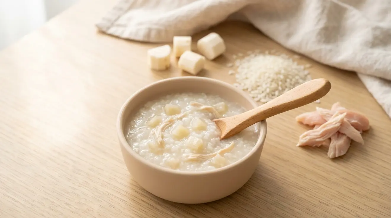 Chinese Yam & Chicken Porridge
