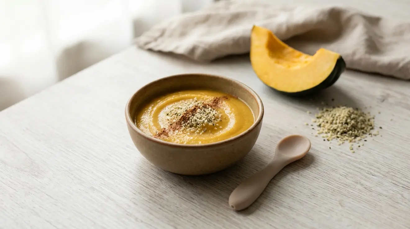 Acorn Squash & Hemp Seed Purée