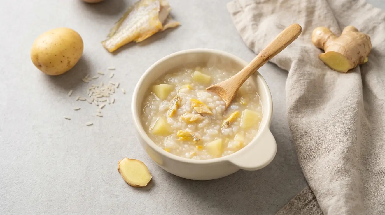 Yellow Croaker & Potato Congee