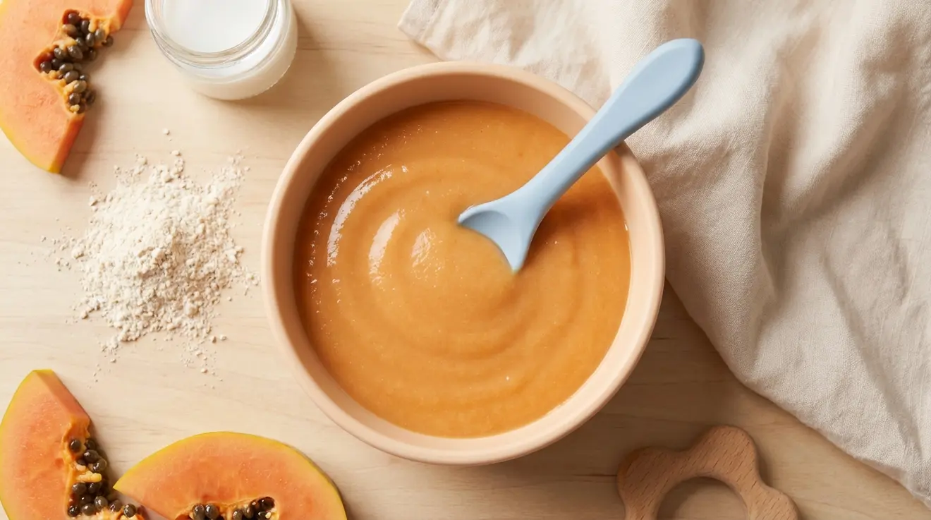 Papaya & Oat Coconut Porridge