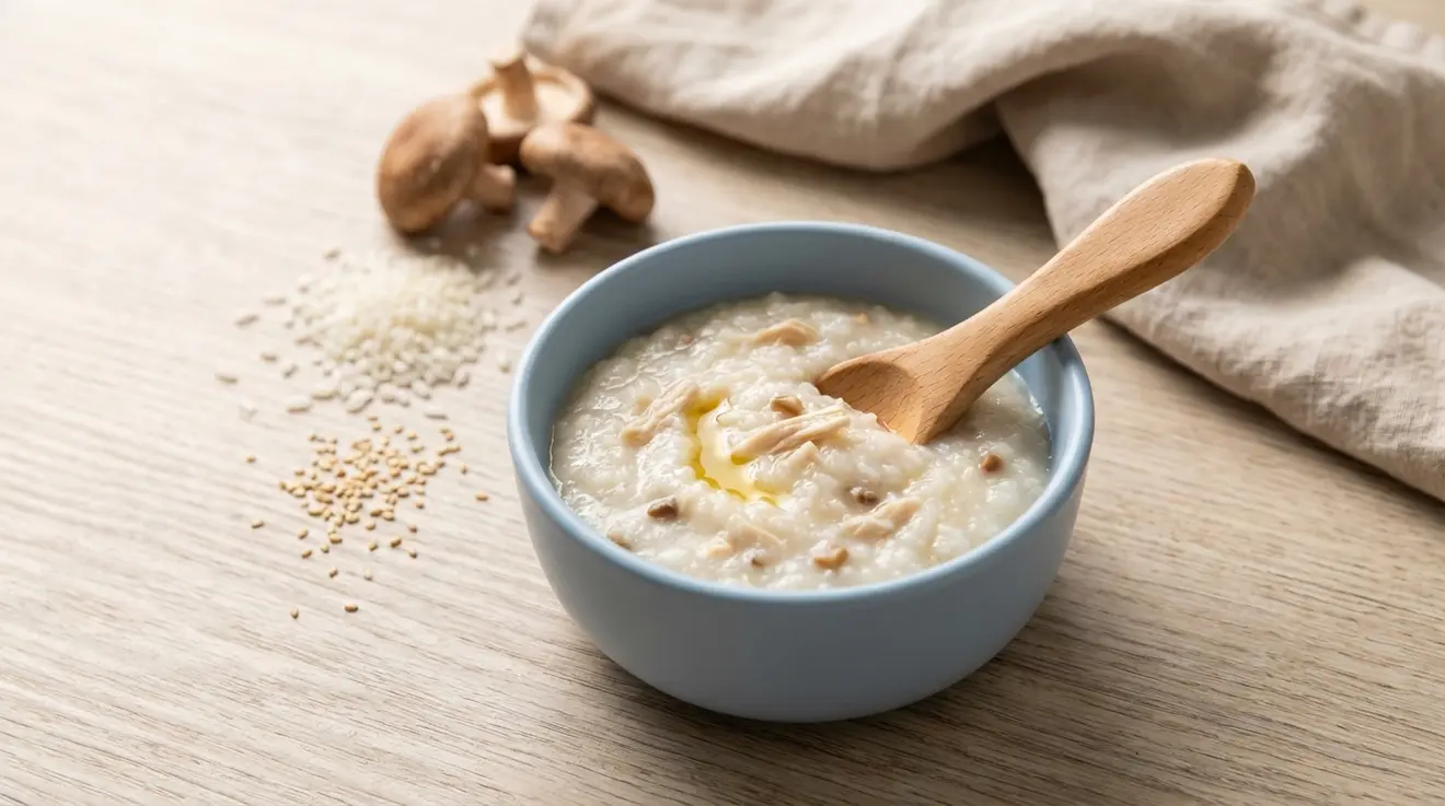 Chicken & Mushroom Porridge