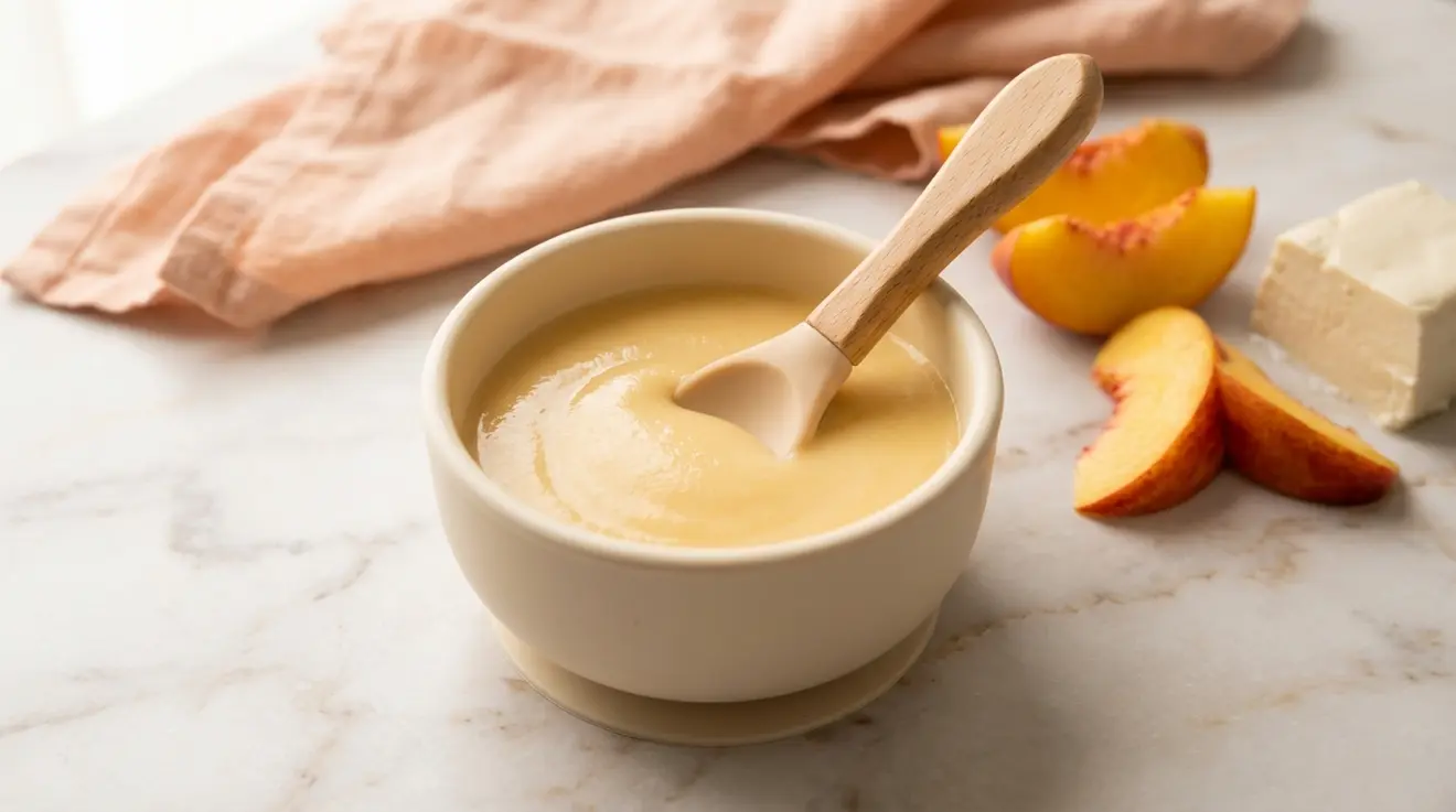 Silken Tofu & Peach Puree