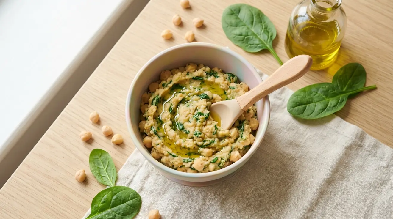 Chickpea & Spinach Mash