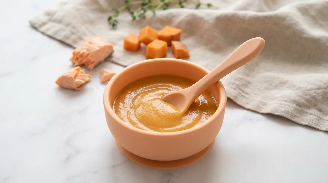Salmon & Sweet Potato Puree
