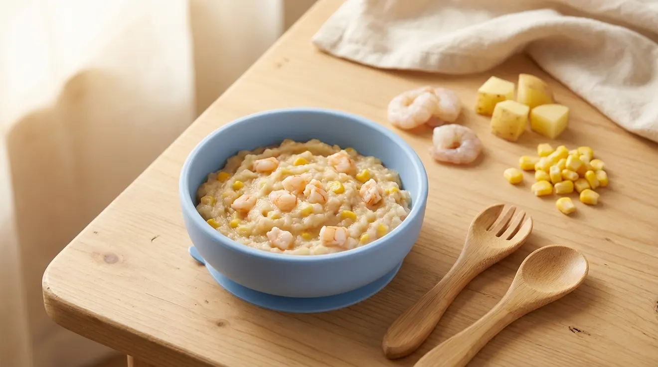 Shrimp, Potato & Corn Mash
