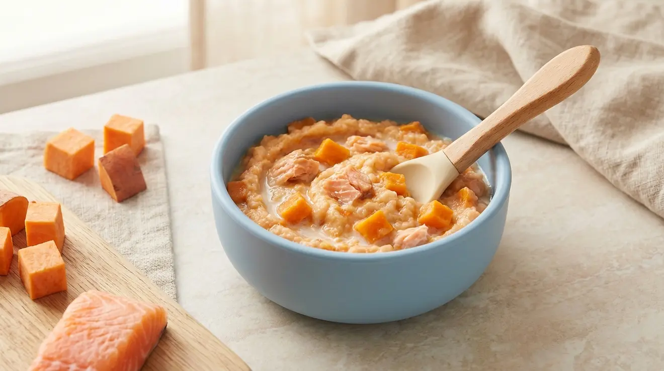 Salmon & Sweet Potato Mash