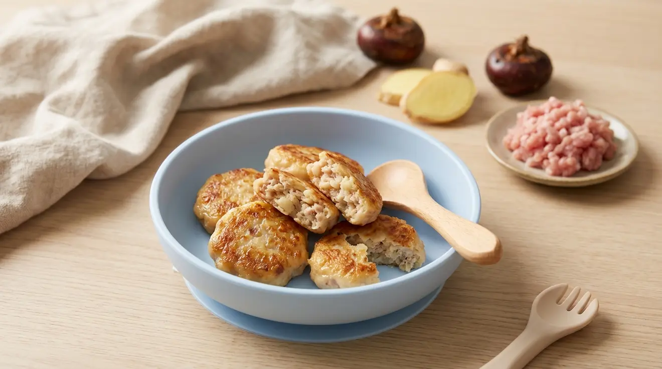 Pork & Water Chestnut Mini Patties