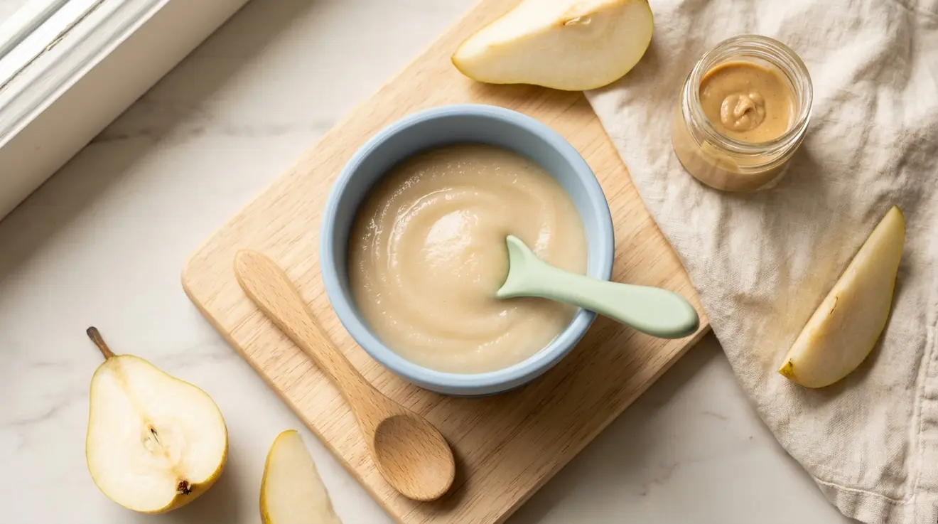 Cashew Butter Pear Puree